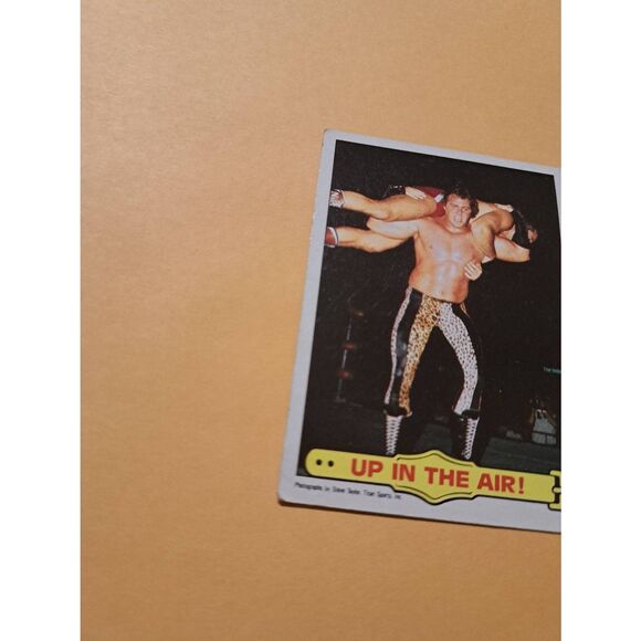 Vintage 1985 WWF Ringside Action Trading Card #26 Brutus Beefcake Body Slam - Picture 2 of 4